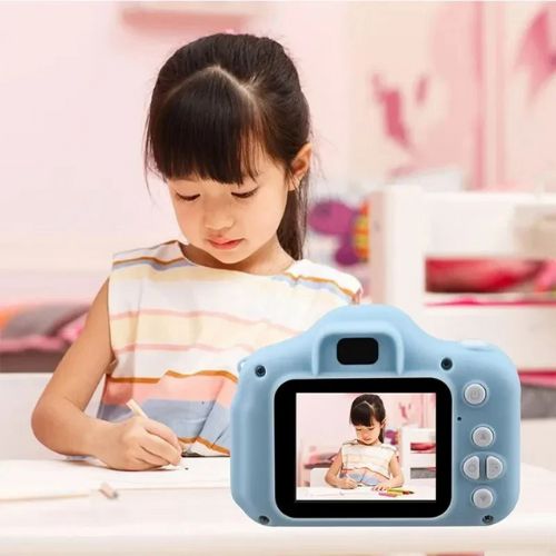 Appareil photo enfant bleu vidéo