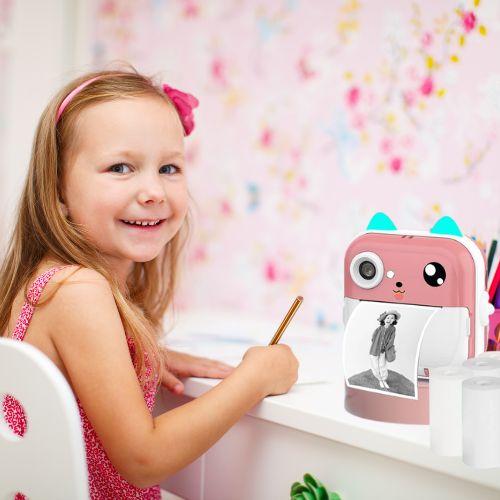 Appareil-photo-chat-rose-impression