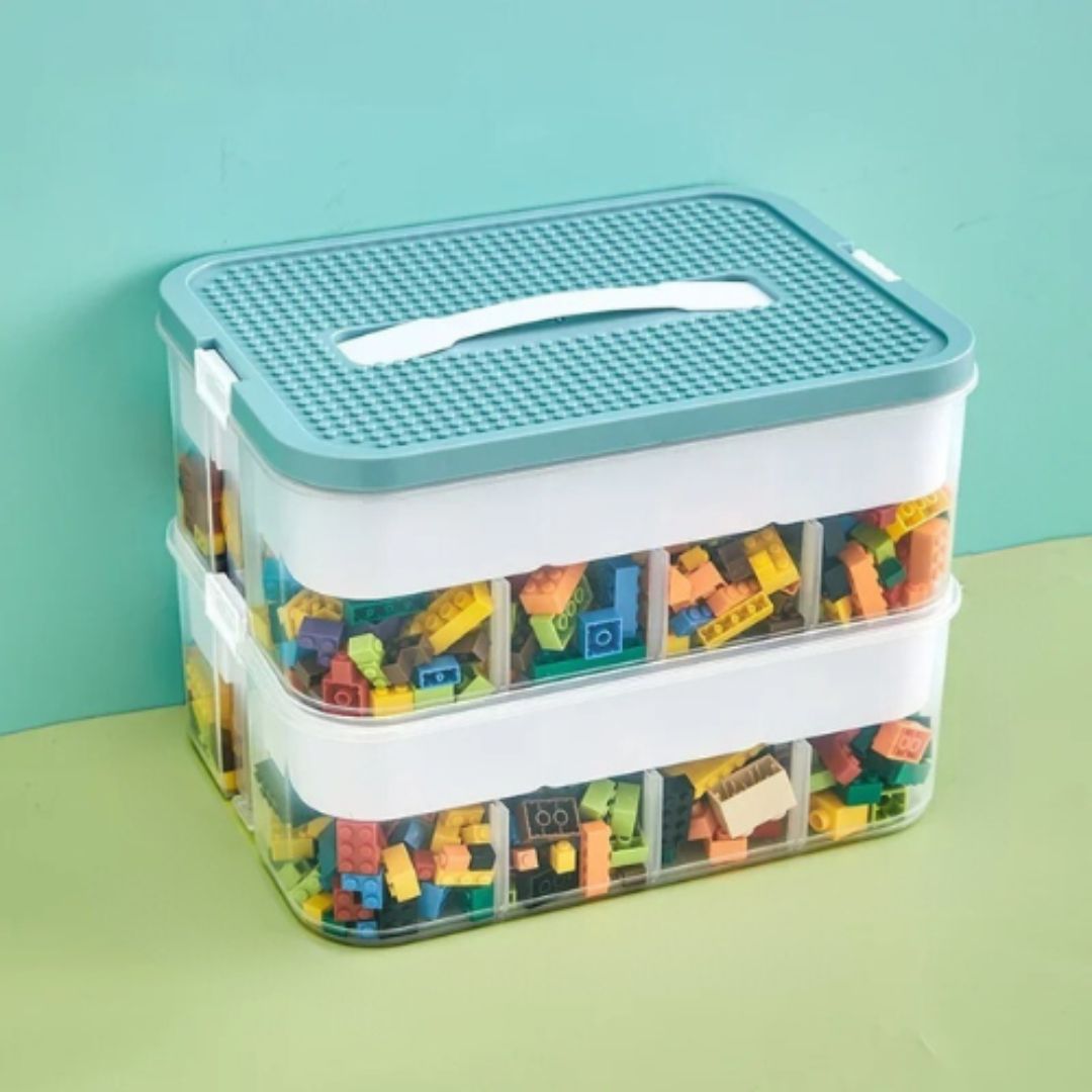 Boite-rangement-lego-double-verte