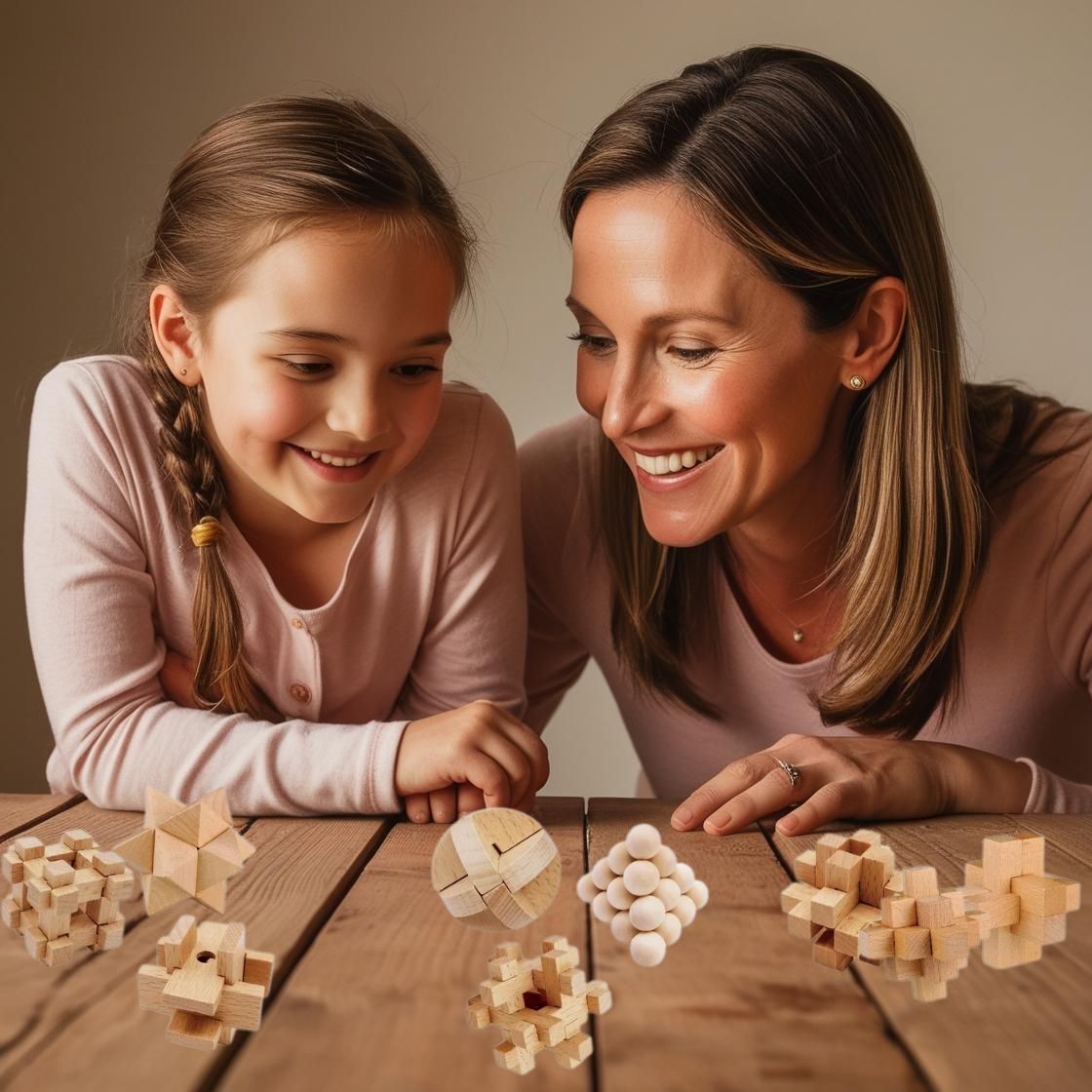 Puzzles bois en famille