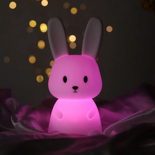Veilleuse-lapin-rose