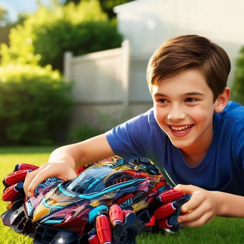 Voiture télécommandée spider rouge