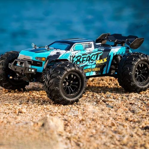 Voiture télécommandée tout terrain Beast bleue