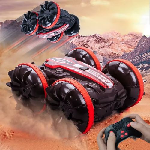 Voiture-tout-terrain-télécommandée-rouge