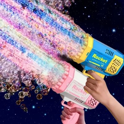 Pistolet à bulles lumineux