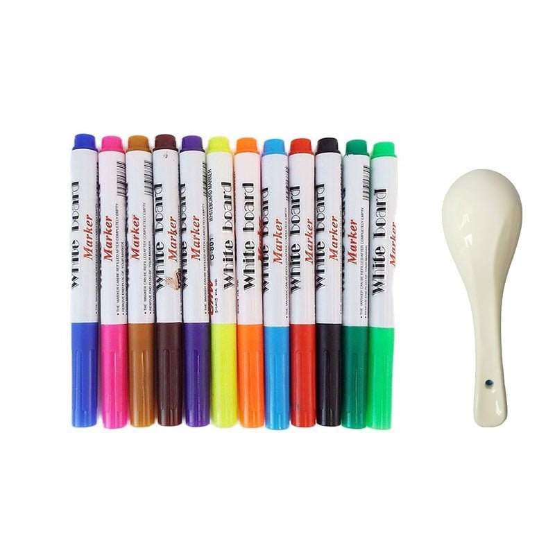 crayons-de-couleur-ensemble-cuilliere