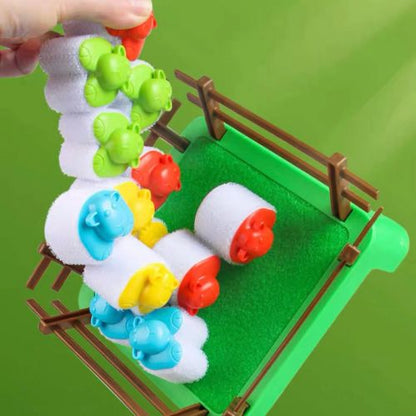Jeu de société enfant - Catapulte Saute-Moutons