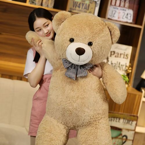 Ours en peluche géant marron clair
