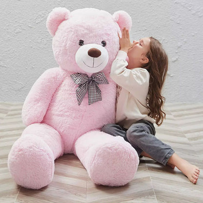 Ours en peluche géant rose