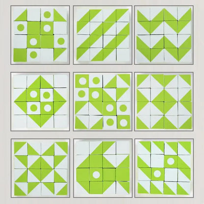 Puzzle 3D en bois - Cube géométrique