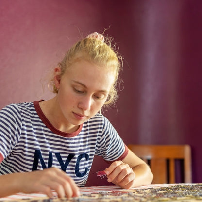 Puzzle en bois adolescente monde fantastique