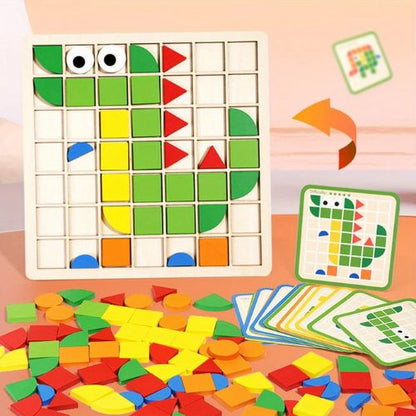 Puzzle en bois dinosaure