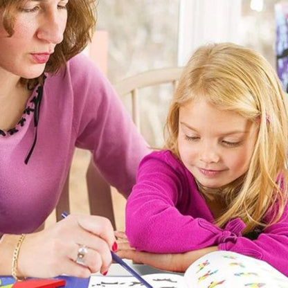 Puzzle en bois en famille