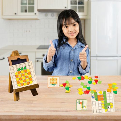 Puzzle en bois mosaïque