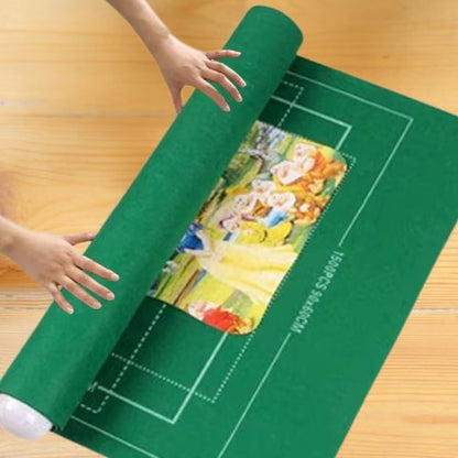 Tapis pour puzzle vert