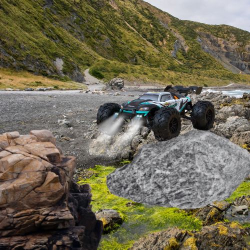 Voiture-tout-terrain-télécommandée-verte